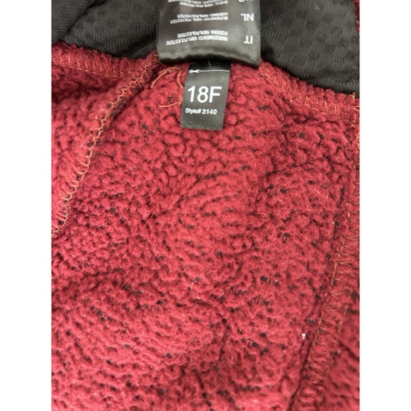 KUHL Alfpaca Kashmira Red Fleece Sherpa 1/2 Zip Hoodie Jacket Sz Medium - Picture 7 of 8